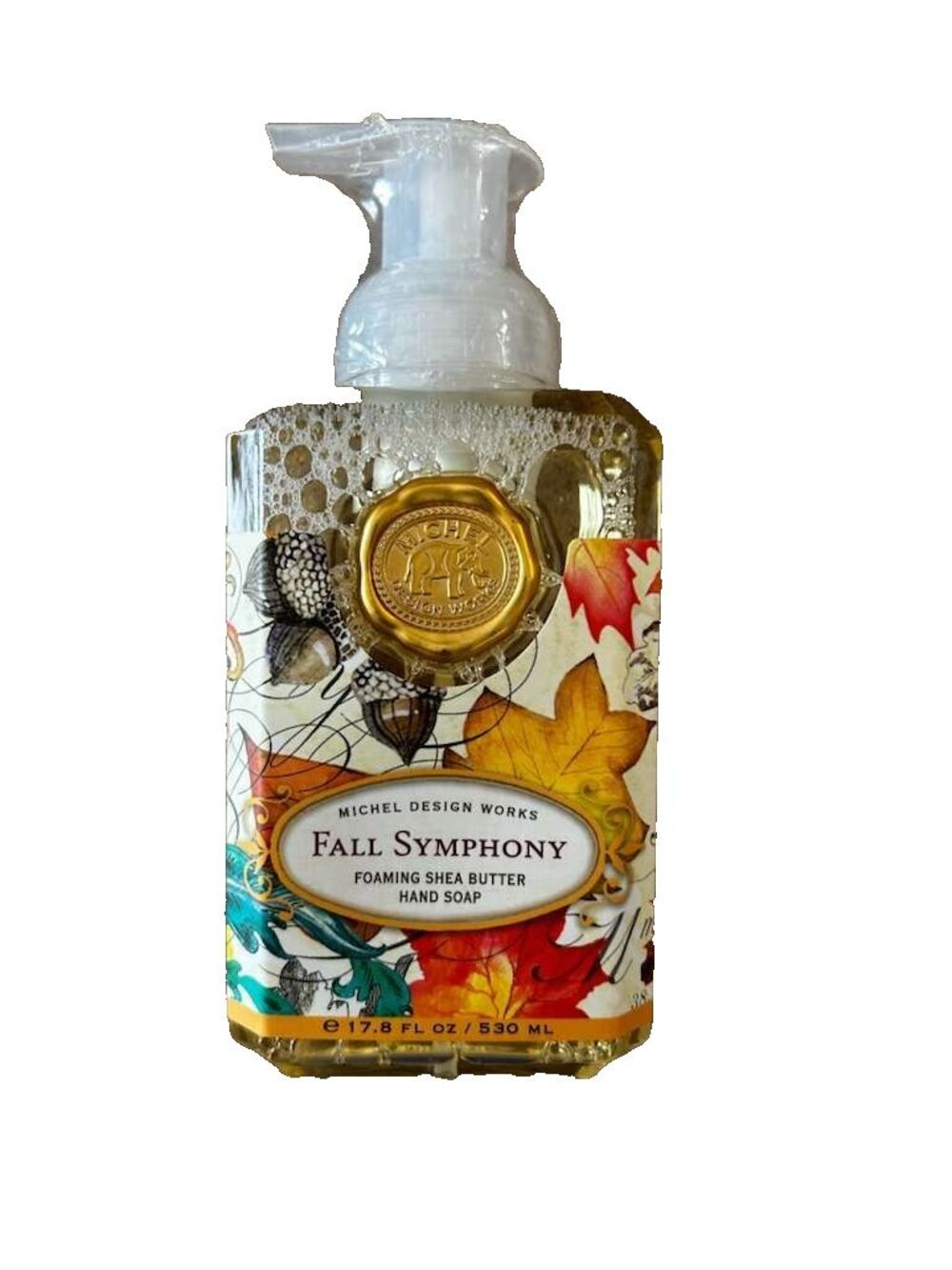 New Michel Design Works Foaming Shea Butter Hand Soap 17.8 Oz. - Fall Symphony